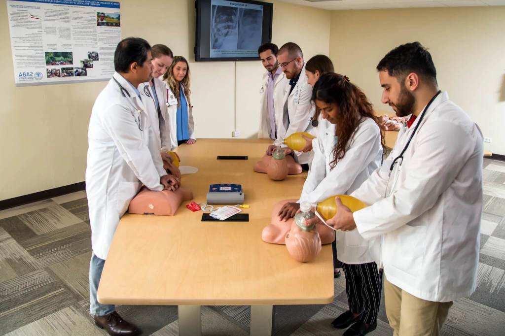 Saba Lab teaching students